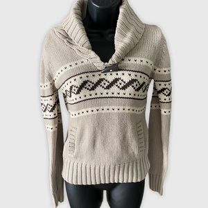 TNA Aritzia Lambswool Pullover Sweater Small